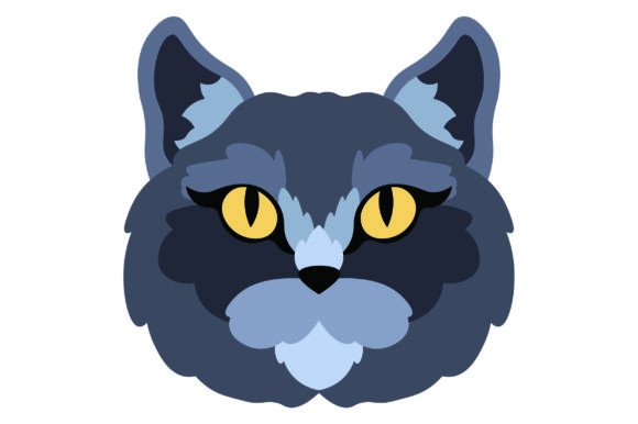 British Short Hair Cat Floating Head