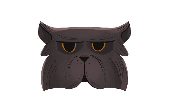 Persian Cat Floating Head