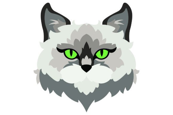 Ragdoll Cat Floating Head